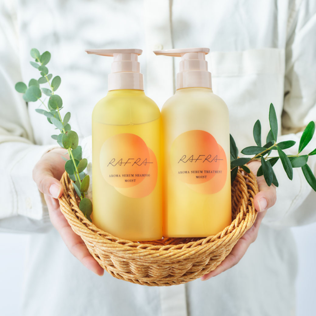 ラフラ】アロマセラム シャンプー＆トリートメント モイスト セット