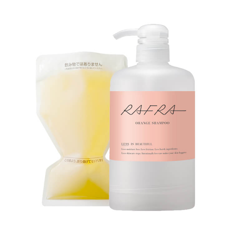 ラフラ】オレンジシャンプー つめかえ用リフィル 500ml – RAFRA(ラフラ