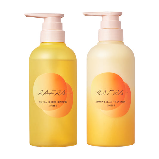 【ラフラ】アロマセラム シャンプー＆トリートメント　モイスト セット 400ml / 400g